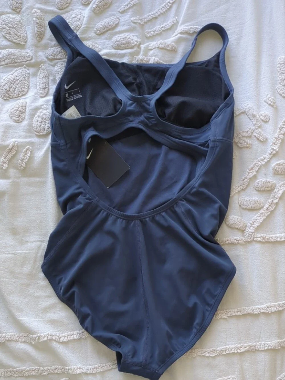 Nike Women's Blue One-Piece Swimsuit